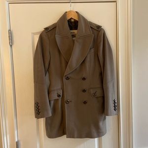 ✨REDUCED Burberry London army green peacoat